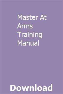 Master at arms training manual answers. - Unglaube im speiegel deutscher prosa-literatur aus den letzten zwanzig jahren..