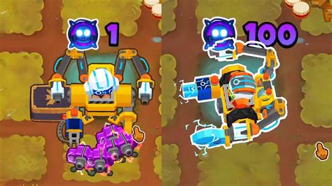 Aug 6, 2022 · Level 1 Vs. MAX Level 100 ENGINEER Paragon! BTD6 / Bloons TD 6 - here's how the engi paragon stacks up on logs hard mode solo! Also featuring some more speci... . 