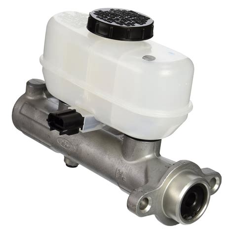 The master cylinder contains two pistons that push hydraulic
