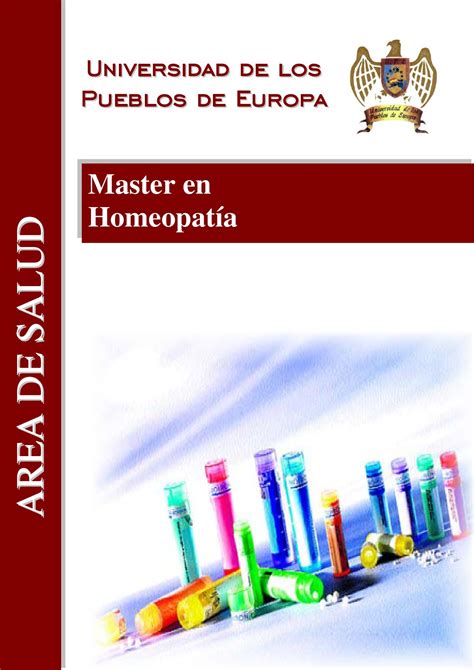 Master en Homeopatía by U.P.E. Universidad de los Pueblos de …