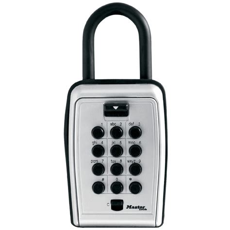Master lock 5422d instructions. The Master Lock 5422D Lock Box, Resettable Push Button Combination features a 3-1/8 in. (79 mm.) wide metal body for durability. Portable lock box shackle design offers over the door mounting for convenience. 