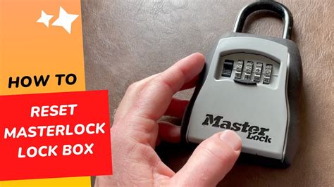 Master lock box reset. Things To Know About Master lock box reset. 