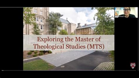 Master of Theological Studies (MTS) - Boston University