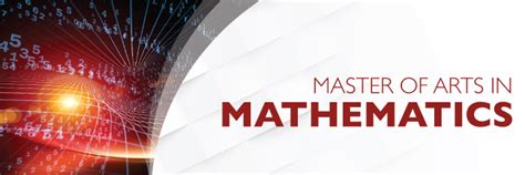 Master of Arts in Mathematics. The M.A. in Mathematics degree option provides a unique learning experience for those who are interested in strengthening .... 