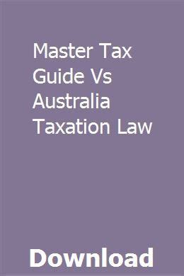 Master tax guide vs australia taxation law. - John deere modle lt180 mower deck manual.