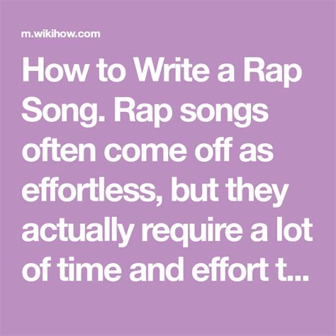 Master the Art of Easy Rap Songs: A Guide to Effortless Flows and Catchy Lyrics