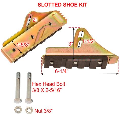 Master the Art of Ladder Safety with the Louisville Ladder Slotted Shoe Kit PK137