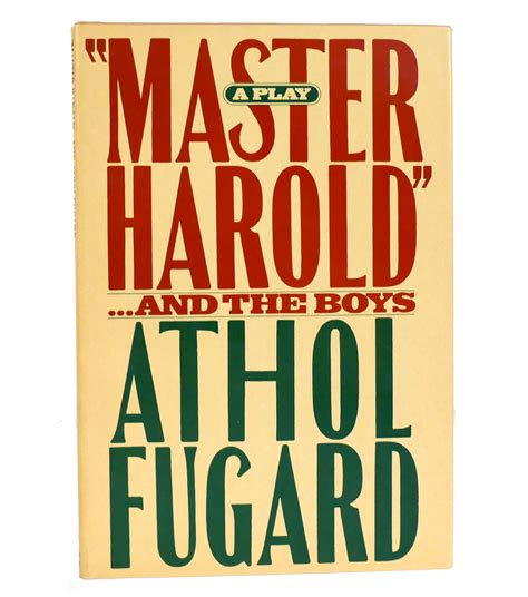 Read Online Master Haroldand The Boys By Athol Fugard