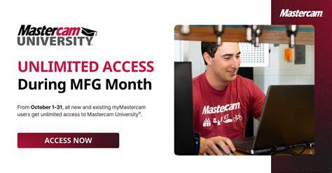 Mastercam university.  Use your existing Mastercam account to log in to Mastercam Unive...