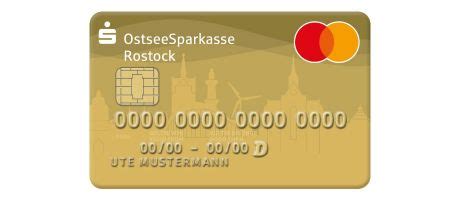 Mastercard Gold (Kreditkarte) OstseeSparkasse Rostock