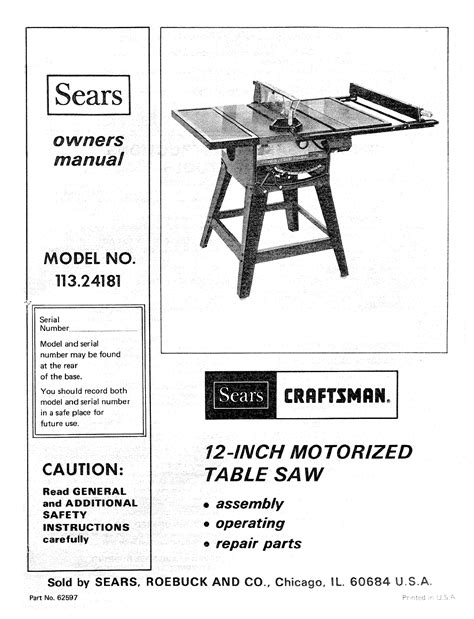 Mastercraft owners manual portable table saw. - Guide to network essentials 6th edition answers.