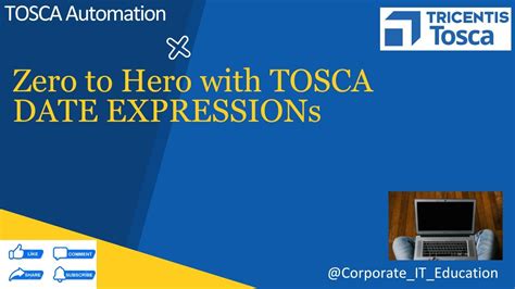 Mastering DATE Expressions in TOSCA Automation Tool Commands