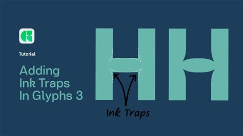 Mastering Glyphs 3 Tutorial Ink Traps Using Corner Components YouTube