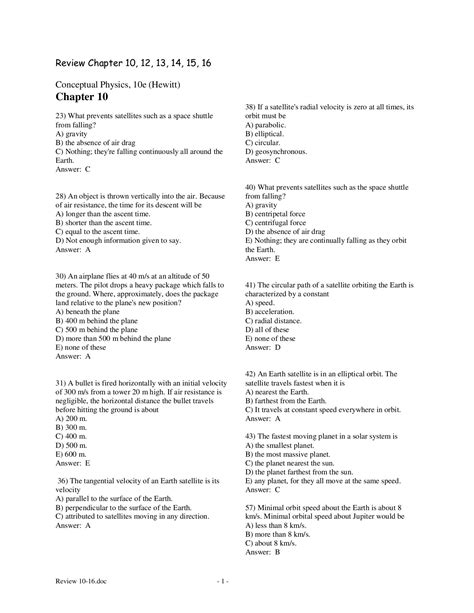 Mastering Physics Conceptual Questions Answers