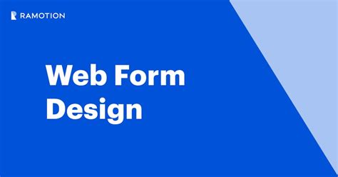 Mastering Web Form Design Guide with Examples Ramotion Branding Agency