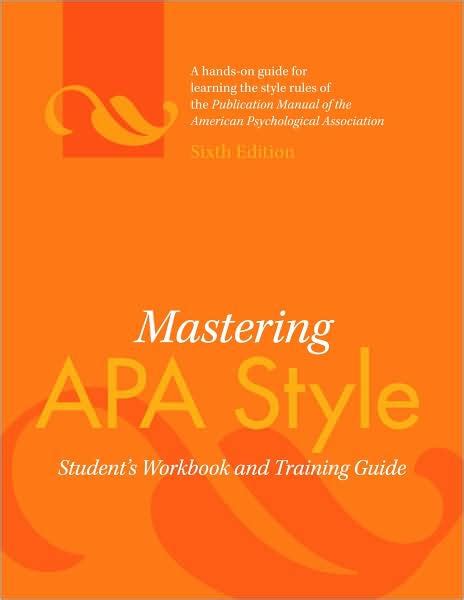 Mastering apa style student apos s workbook and training guide 6th edition. - The complete guide to chair caning restoring cane rush splint.