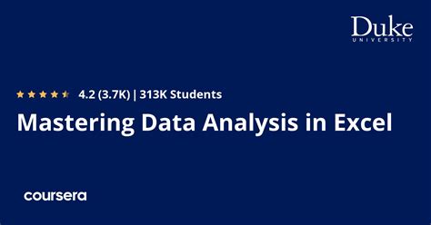 Mastering data analysis in excel quiz answers. Duke University .  20 people were actually ...