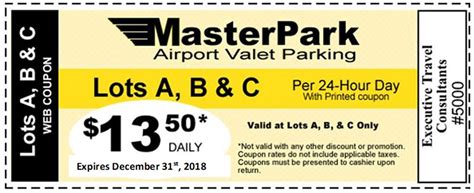 Masterpark seatac coupons. MasterPark Lot C - SEA Airport. 16025 International Blvd., SeaTac, WA 98188 1.2 Miles from SEA. Select Dates. 