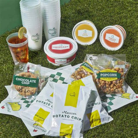 Masters food package. 2022 Masters food menu and prices. SANDWICHES. Egg Salad - $1.50 Pimento Cheese - $1.50 Bar-B-Que - $3.00 Masters Club - $3.00 Classic Chicken Sandwich - $3.00 Ham & Cheese on Rye - $3.00 
