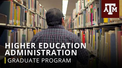 Masters higher education administration. The M.Ed. in Higher Education is offered in both face-to-face and online formats. Both delivery methods use a cohort model that enables students to earn their master’s degree in two years. The coursework addresses critical issues impacting college students and postsecondary institutions, and emphasizes the connection between theory and practice. 