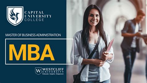 Master of Business Administration. With an MBA from 