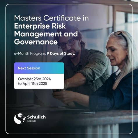 Masters in enterprise risk management.  The Master of Science in Enterprise Risk Man...