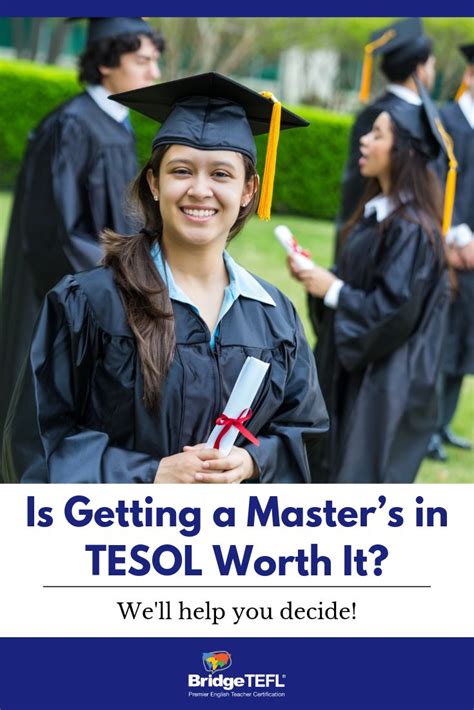 Masters in TESOL online programs aim to help teachers help their students communicate. Many of these programs focus on classroom teaching, or working one-on-one with students. TESOL masters programs might look at language acquisition, pedagogy, linguistics, differentiation strategies, and more! Programs might be available for students at a variety of experience levels. That means you might .... 
