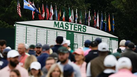 Masters only big show in town as other tours take week off