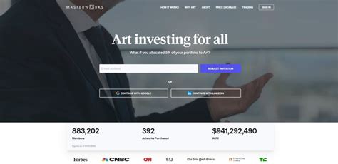 Masterworks is an investment platform that allows you to invest in fractional shares of iconic artworks. The site lets you invest in the works of a renowned blue-chip artist like Pablo Picasso and others. Masterworks’ research team identifies the artists whose artworks have the potential to increase in value.