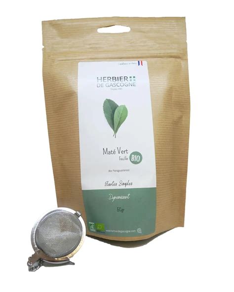 Maté vert BIO - feuille coupée