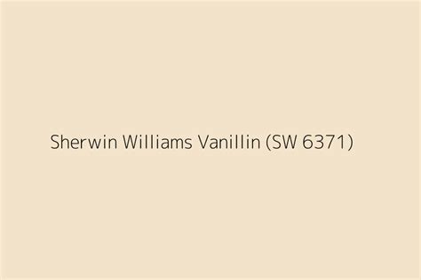 Match of Sherwin Williams™ SW6371 Vanillin