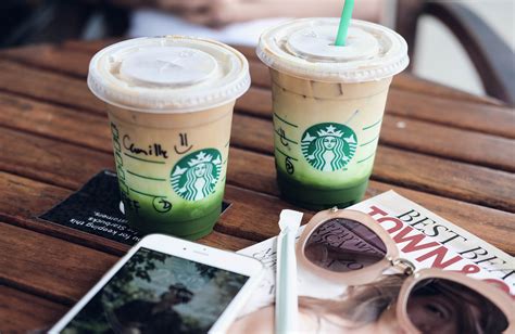 Matcha drinks at starbucks. Our finely ground Teavana® matcha green tea combined with crisp lemonade, then shaken with ice, creates a refreshingly sweet, delicious drink and a delightfully vibrant, green hue. 120 calories, 27g sugar, 0g fat 