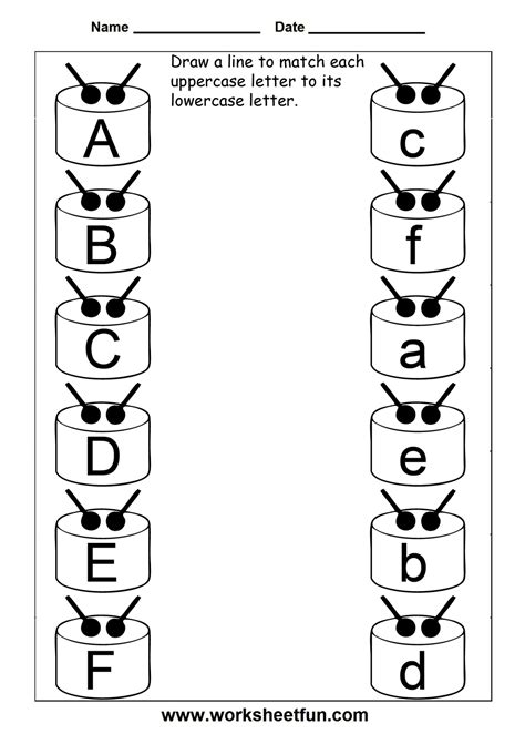 Matching Upper And Lowercase Letters Game