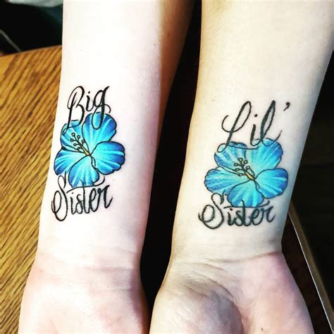 Matching tattoos can be a beautiful way to symbolize the bond between sisters. These tattoos can be anything that holds significance for both of you. A pair of matching words, flying birds or other meaningful symbols could be their eternal bonds between the two sisters. Sister tattoos are normally inked on the same or counter places of the two ...