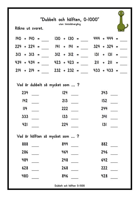 Matematik åk 7 övningar pdf