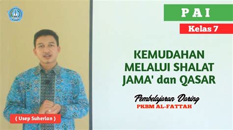 Materi Shalat Jamak dan Qasar - PENDIDIKAN AGAMA ISLAM …