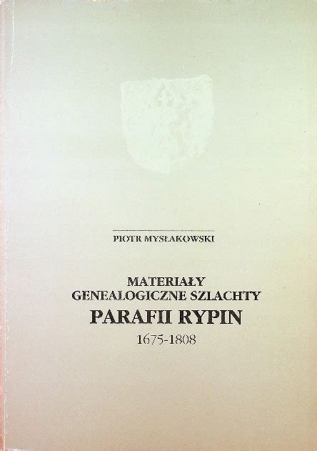 Materiały genealogiczne szlachty parafii rypin 1675 1808. - Manuale di soluzione della contabilità intermedia 7 °.