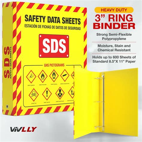 Material Safety Data Sheets Binder eBay