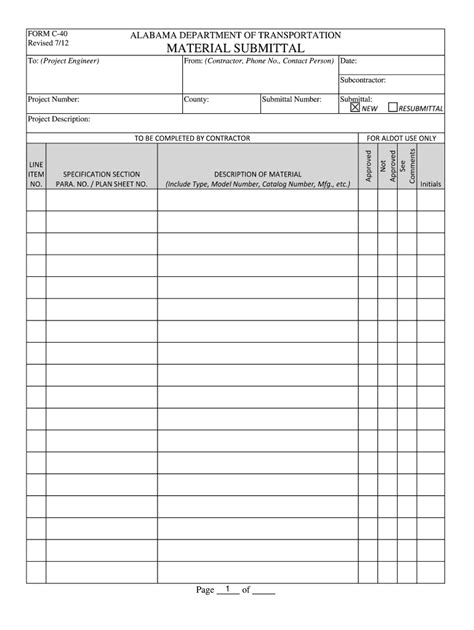 Material Submittal form Template Lovely Submittal Log in 2020 Excel
