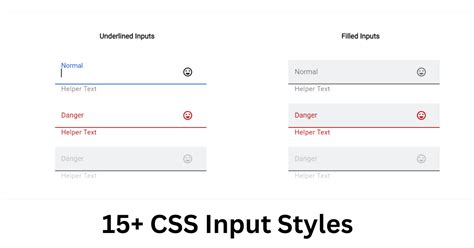Material input css.  I'll add more input types soon 🙂 API reference docs for t...