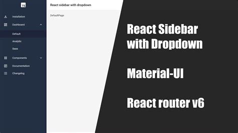 Material ui dropdown menu example.  May 7, 2024 · Material UI is a popular React ...