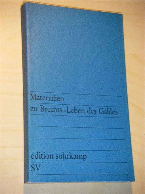 Materialien zu brechts leben des galilei. - Handbook of quantum logic and quantum structures.