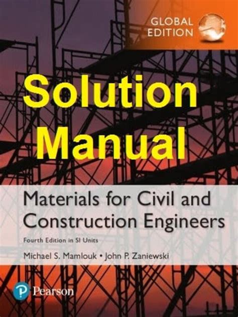 Materials for civil construction engineers solution manual. - Análisis comunicativo del proceso penal en méxico.