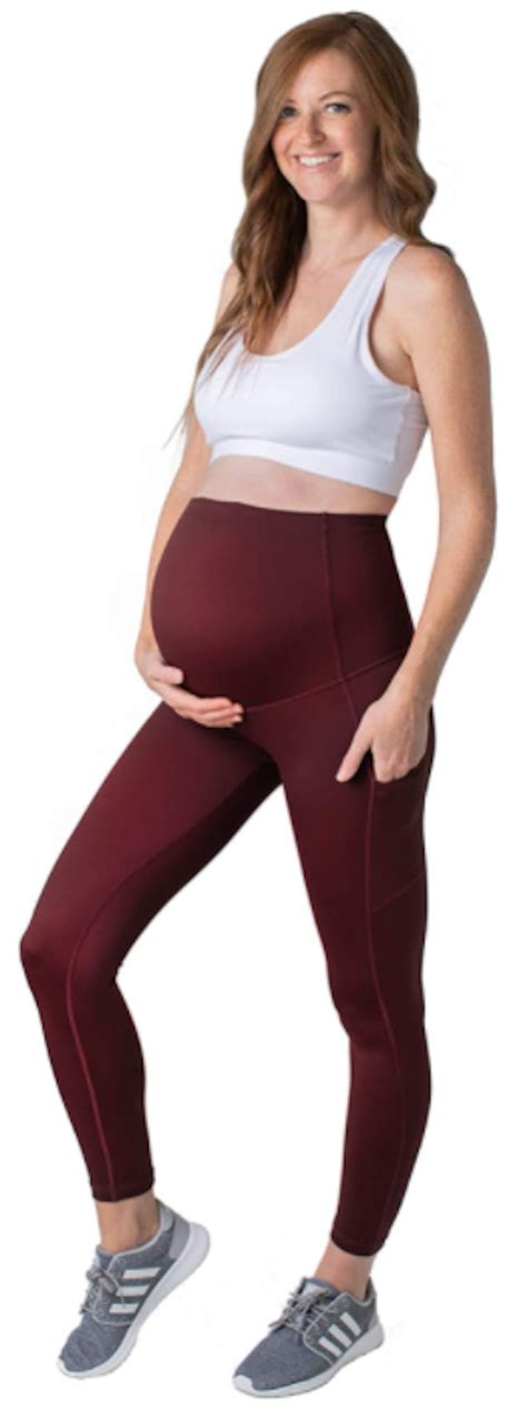 Maternity workout leggings. If you're pregnant, you may want to consider compression tights. The supportive fit promotes core stability. Compression can help reduce aches and pains. These ... 