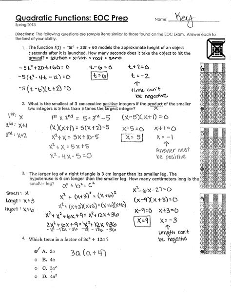B.E.S.T. Algebra 1 EOC PBT Sample Test Materials B.E.S.T. Geometry EOC PBT Sample Test Materials Topics:. 