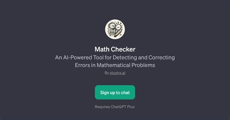 Math Answer Checker Free