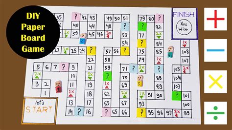 Math Board Game on Behance