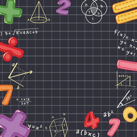 Math Border Design Aesthetic Image to u