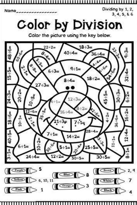 Math Coloring Pages Division & coloring book.