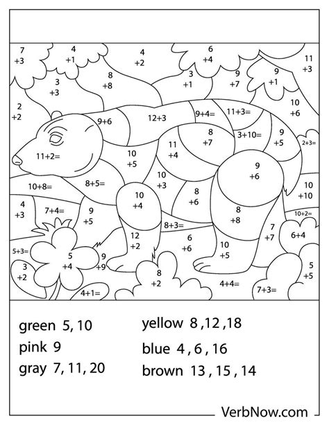 Math Coloring Sheets Printable